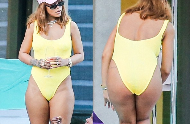 Rihanna Flashes her Butt and Hot Bikini Bod in New Photos