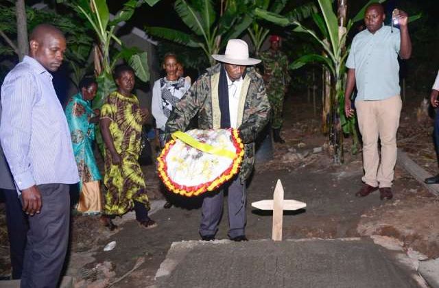President Museveni visits late Catherine Agaba’s home, calls for Re-consideration of death penalty