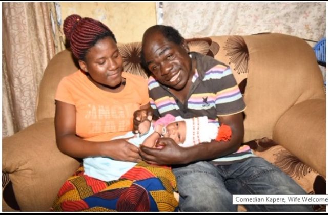 Comedian Kapere Welcomes A Baby Boy