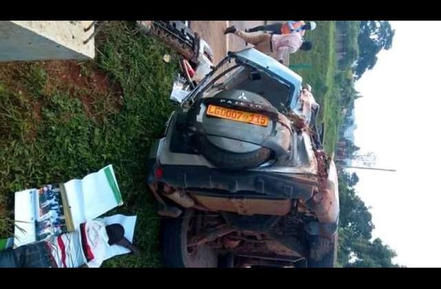 Entebbe Mayor Survives death after accident on Entebbe-Kampala Expressway