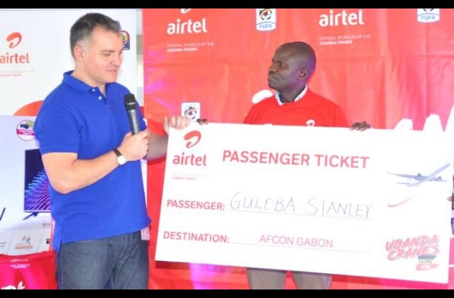 Stanley Guloba Wins Air Ticket In The Airtel “Tulumbe Afcon” Campaign
