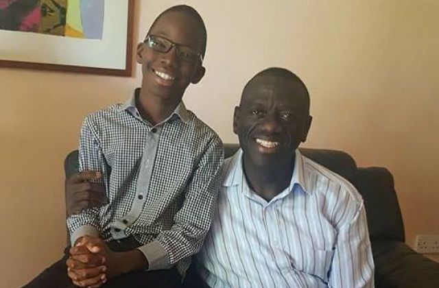 PICS: Bobi Wine and His Son Pay Besigye A Visit