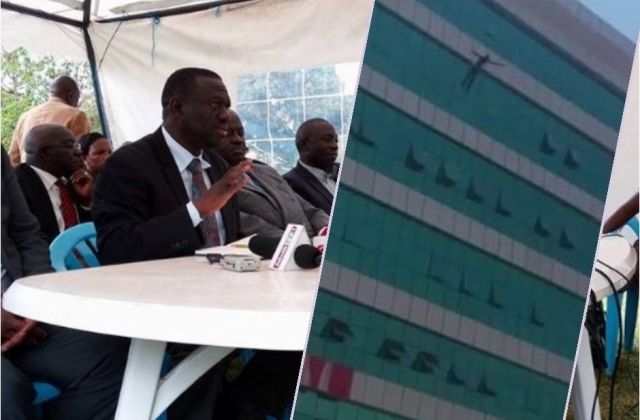 Besigye Blames People Jumping off buildings on Museveni’s Government
