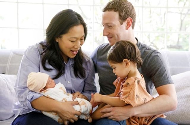 Facebook Boss Welcomes Second Baby