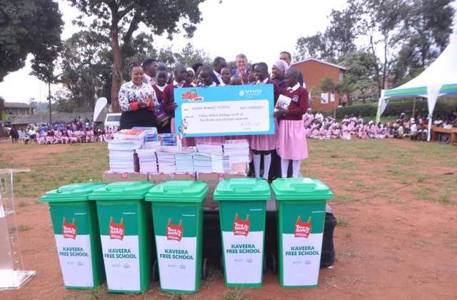 Vivo Energy donates 15 million shillings worth of school materials to Kiswa Primary School