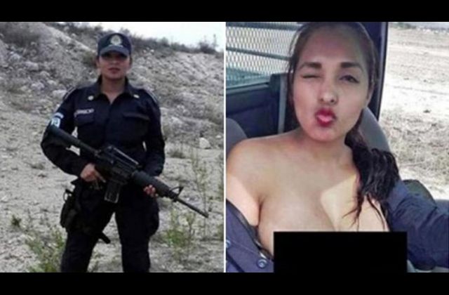 Police Officer Sacked After Taking Topless Selfies in Patrol Car — Photo!