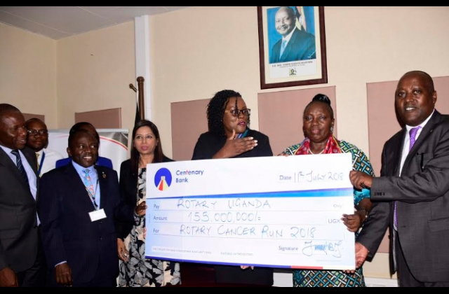 Centenary Bank puts sh155m in Rotary Cancer Run