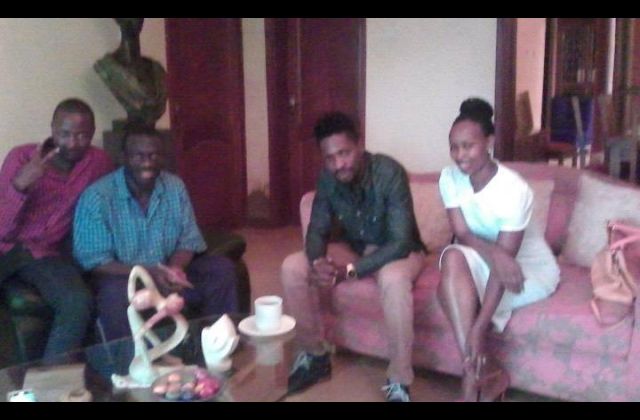 Bobi Wine Visits Kizza Besigye At His Home In Kasangati
