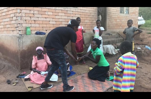 Pallaso Takes Christmas delight to residents of Kyampisi