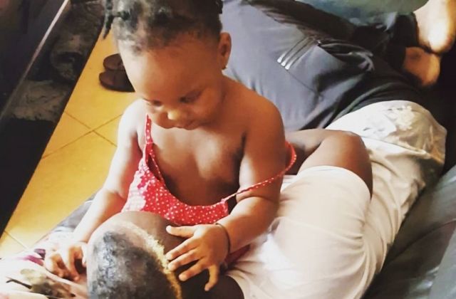 Baby Aamal Welcomes Kenzo Back From Hospital.