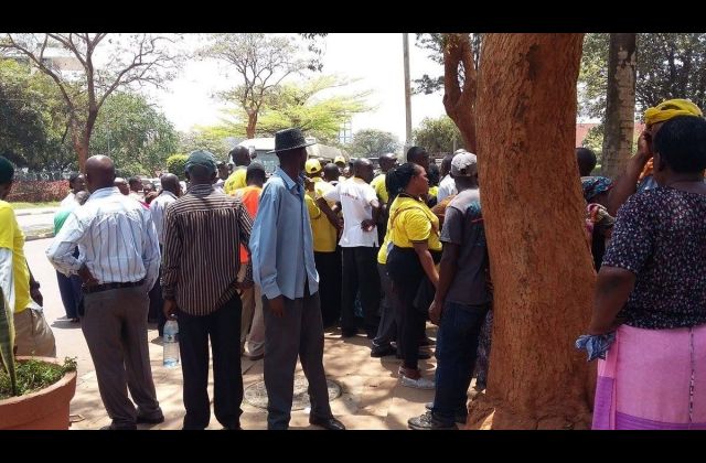 NRM Supporters Protest Parliament’s dumping of the Sekitolekko Bill