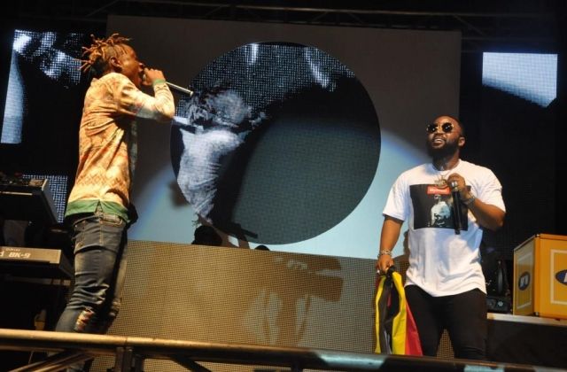 Video: South African Rapper Casper Nyovest Appreciates Fik Fameica’s Music Performs With Him On Stage