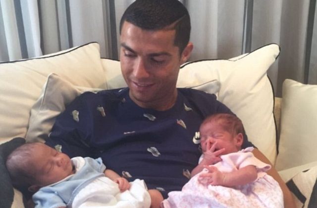 Cristiano Ronaldo Welcomes Twins... He's Now A 'Ssalongo'!