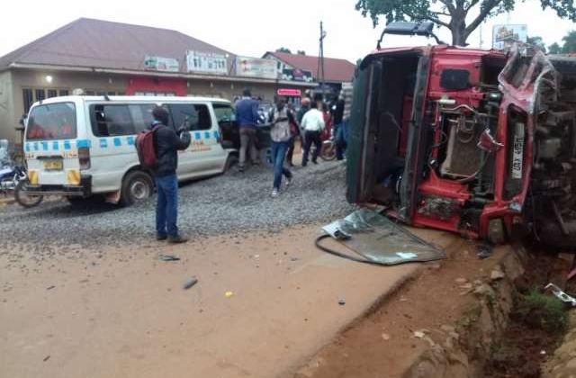 One Confirmed Dead, 8 Injured in Kiwatule early morning accident