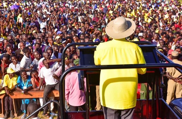 Museveni Concludes NRM Campaign tour in Rukungiri District 