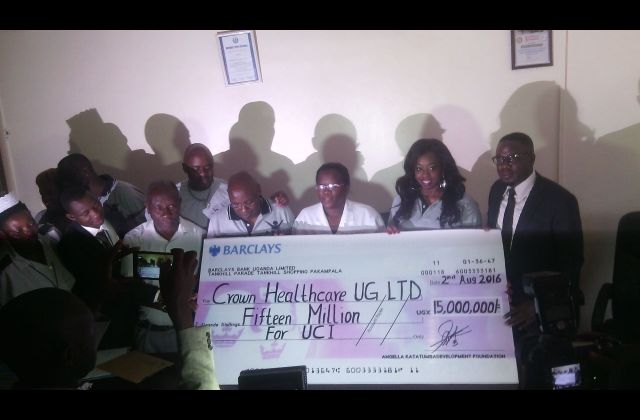 Angella Katatumba Donates 15 Million Ugx To The Uganda Cancer Institute
