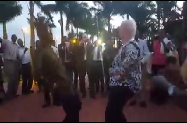 Video: Kenzo Pulls Rare Political Dance Strokes With US Ambassador!