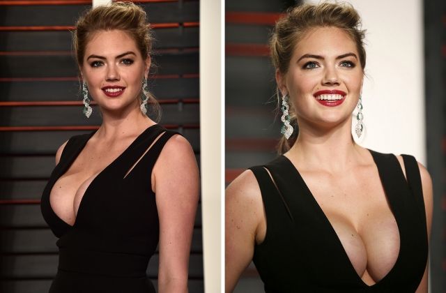 Cleavage That Commands Attention: Kate Upton Nearly Bulges Out at Oscars Awards Party — Photos!