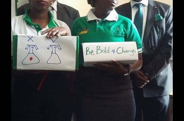 DP youths Challenge Government, Distribute Sanitary Pads to school girls