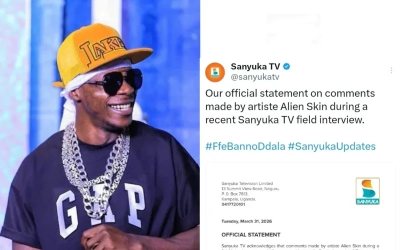 Sanyuka TV Apologizes After Alien Skin Busoga Remarks Spark Outrage