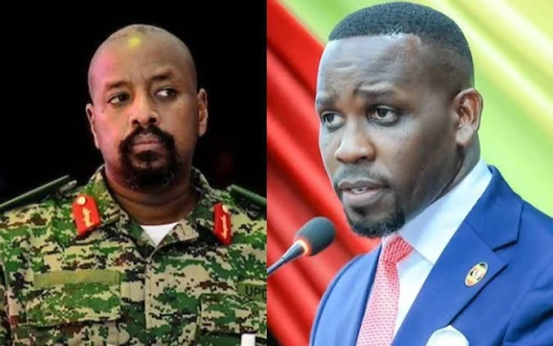 Gen. Muhoozi Kainerugaba has bad manners - Joel Ssenyonyi