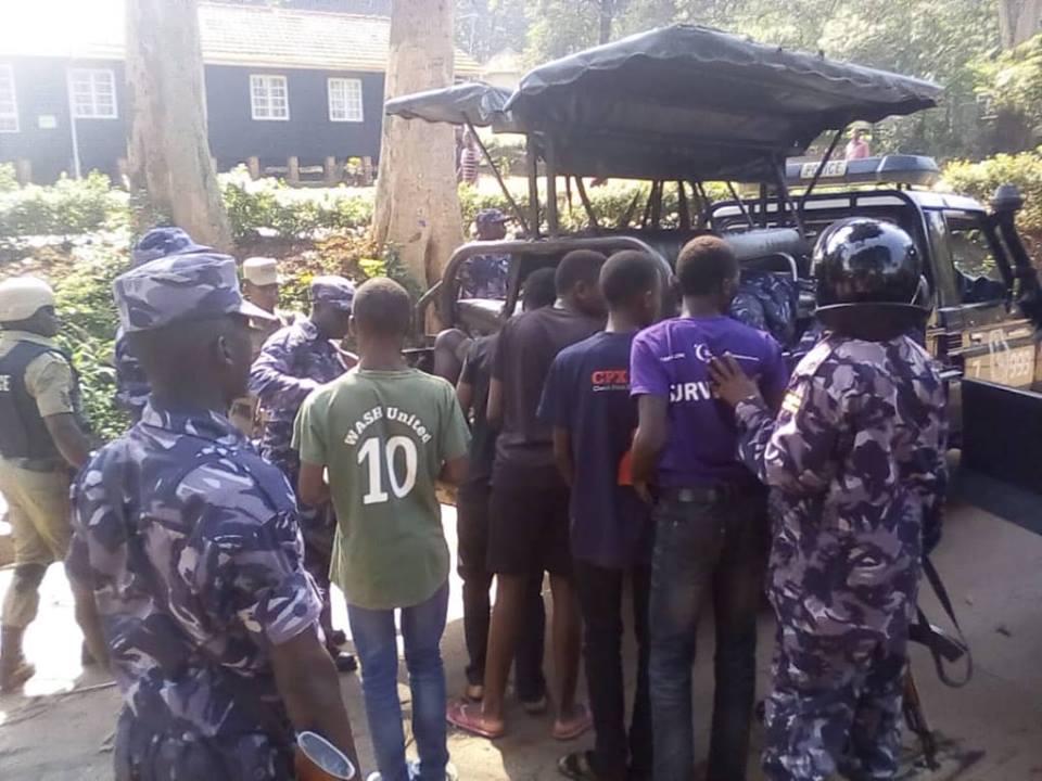Makerere Students arrested for inciting violence - Photos - Howwe.ug