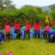 Left up of Jesus choir